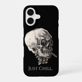 Just Chill Skull iPhone 16 Hoesje