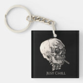 Just Chill Skull  Sleutelhanger (voorkant)