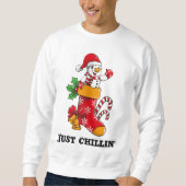 Just Chillin Gepersonaliseerde Kerstman Trui (Voorkant)