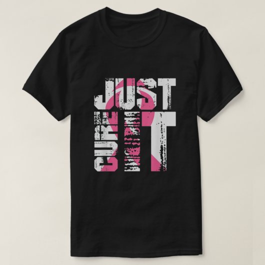 Just Cure It Breast Cancer Awareness T-shirt (Design voorkant)