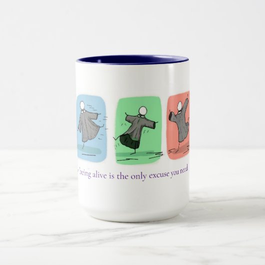 'Just Dance' 15oz Koffie Mok (Midden)