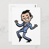 Just Dance Briefkaart (Voorkant / Achterkant)