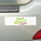 Just Dance - Green Bumpersticker (Op auto)