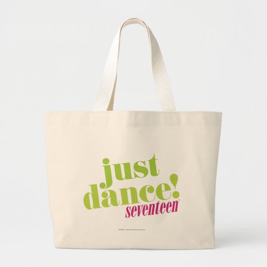 Just Dance - Green Grote Tote Bag (Voorkant)