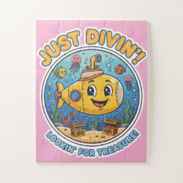 Just Divin'! Lookin' For Treasure! - Cheerful Legpuzzel