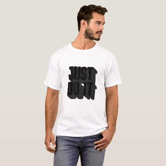JUST DO IT 3D BOLD TEE T-SHIRT (Voorkant volledig)
