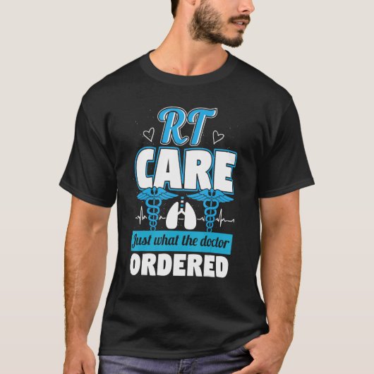 Just Doctor Ordered Awareness  Respiratory Therapi T-shirt (Voorkant)