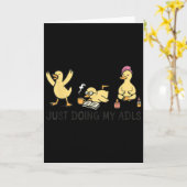 Just Doing My Adls - Silly Goose Occupational Ther Kaart (Gele Bloem)