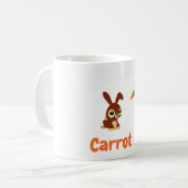 Just Don't Carrot All - Easter Bunny Rabbit Puns Koffiemok (Voorkant links)