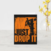 Just Drop It - Arborist Tree Surgeon Lumberjack Wo Kaart (Gele Bloem)