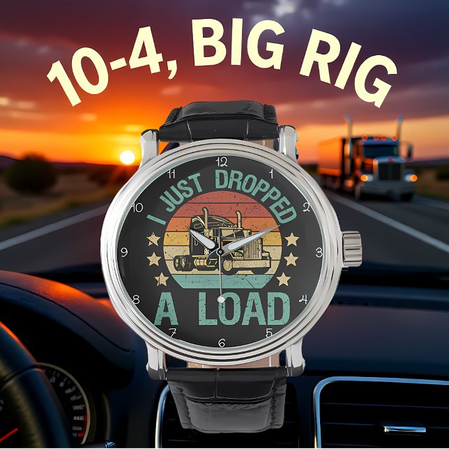 Just Dropped A Load, Trucker Relaxing Horloge (Creator heeft geüpload)