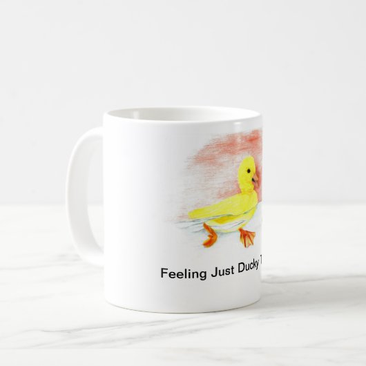 "Just Ducky" Koffiemok (Voorkant links)