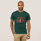 Just Dunk It - Basketbal grafisch T-shirt (Voorkant volledig)
