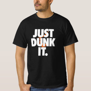 Just Dunk It Basketball T-Shirt Design voor speler