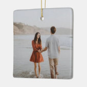 Just Engaged Keepsake Cadeaus voor bruid en bruide Keramisch Ornament (Links)