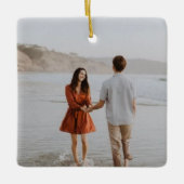 Just Engaged Keepsake Cadeaus voor bruid en bruide Keramisch Ornament (Voorkant)