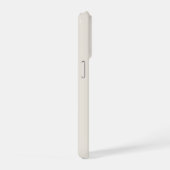 Just Engaged Minimalist Typography Soft Beige iPhone Hoesje (Rechterkant)