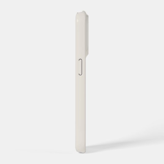 Just Engaged Minimalist Typography Soft Beige iPhone Hoesje (Rechterkant)