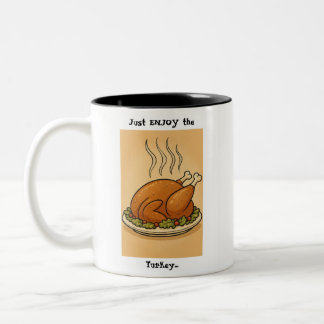 Just ENJOY the Turkey Tweekleurige Koffiemok