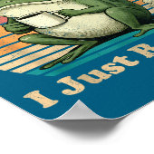 Just Fartin Sometimes Frog I Nation Poster (Hoek)