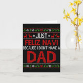 Just Feliz Navi Because Ugly Christmas I Don't Hav Kaart (Gele Bloem)