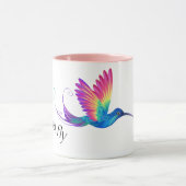 Just Fly - Vibrant Rainbow Hummingbird Art for Fre Mok (Midden)