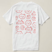 Just For My Best Cat T-shirt (Design achterkant)