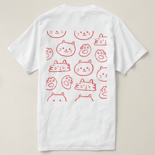 Just For My Best Cat T-shirt (Design achterkant)