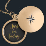 "Just for Today" AA NA-terugwinningsciteenset Goud Vergulden Ketting<br><div class="desc">"Just for Today" AA NA-terugwinningsciteenset</div>
