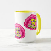 Just For Today Geode 12 Step AA Recovery Slogan Mok (Voorkant rechts)