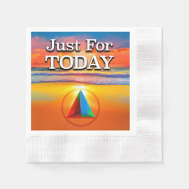 Just For Today Recovery Slogan Sunrise Servet