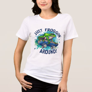 🐸 Just Froggin’ Around – Leuk en speels T-shirt
