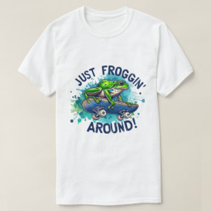 🐸 Just Froggin’ Around – Leuk en speels T-shirt