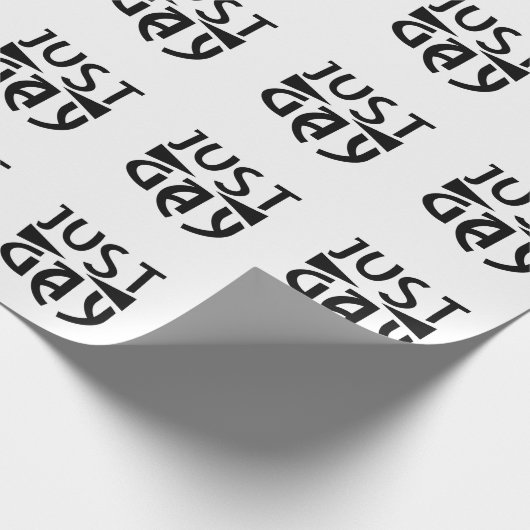 Just Gay  Cadeaupapier (Hoek)