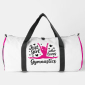 Just Girl Loves Gymnastics Hearts Plunjezak (Achterkant)