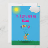 Just going with the Float Invitation Kaart (Voorkant)