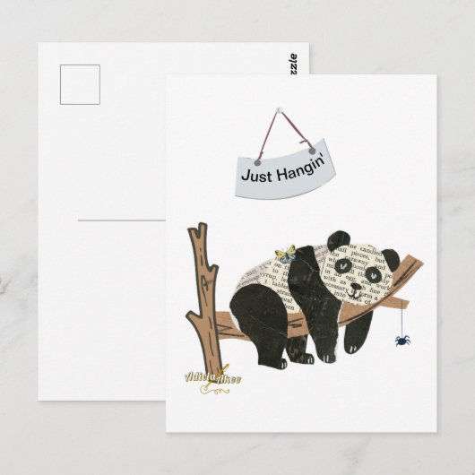 Just Hangin' Briefkaart - Adiela Akoo (Voorkant / Achterkant)