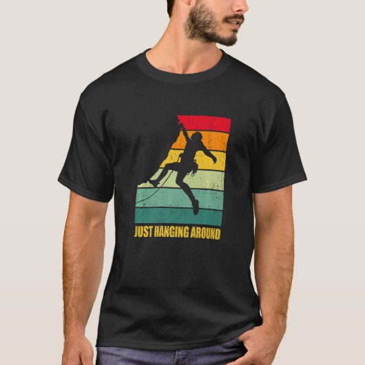 Just Hanging Around Graphic Bouldering Boulder Cli T-shirt (Voorkant)