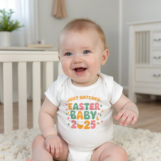 Just Hatched Easter 2025 Baby Romper