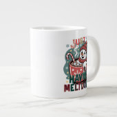 Just Havin' a Meltdown - Christmas Snowman Grote Koffiekop (Voorkant rechts)