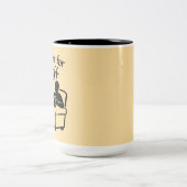 Just Here for Kickoff Tweekleurige Koffiemok (Center)