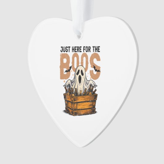 Just Here for the Boos Halloween Ornament (voorkant)