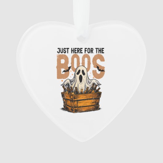 Just Here for the Boos Halloween Ornament (voorkant)