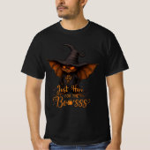 Just Here for the Boo'sss Goblin Design T-shirt (Voorkant)