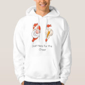 Just Here for the Cheer Christmas Hoodie (Voorkant)