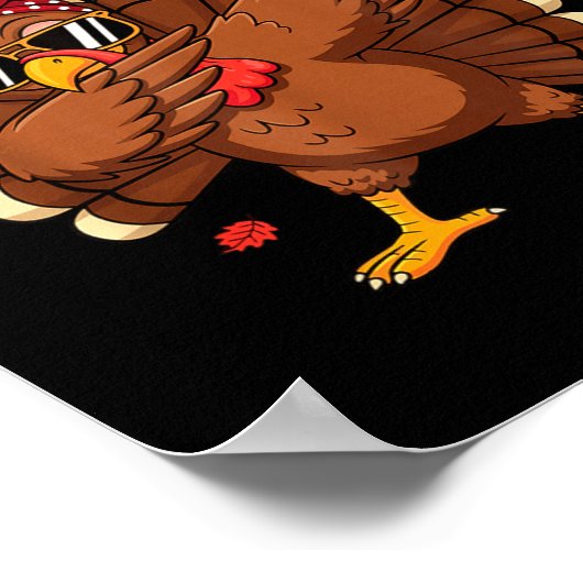 Just Here For The Rolls Turkey Rolls Thanksgiving  Poster (Hoek)