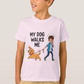 Just Hold the Leash - T-shirt design (Voorkant)