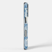 just horses cobalt blue half pearl Case-Mate iPhone case (Achterkant / Rechts)