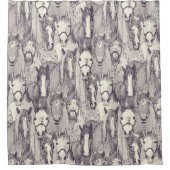 just horses mulberry pearl douchegordijn (Voorkant)