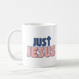 Just Jesus Blauw Roze Christelijk Koffiemok